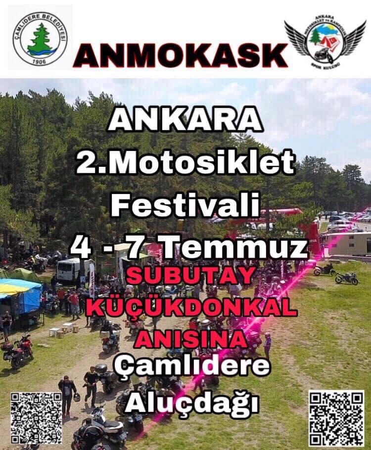 Ankara Motosiklet Festivali 04-07 Temmuz da