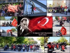 Ankara 30 Ağustos 2019 Zafer Bayramı Motosiklet Korteji 