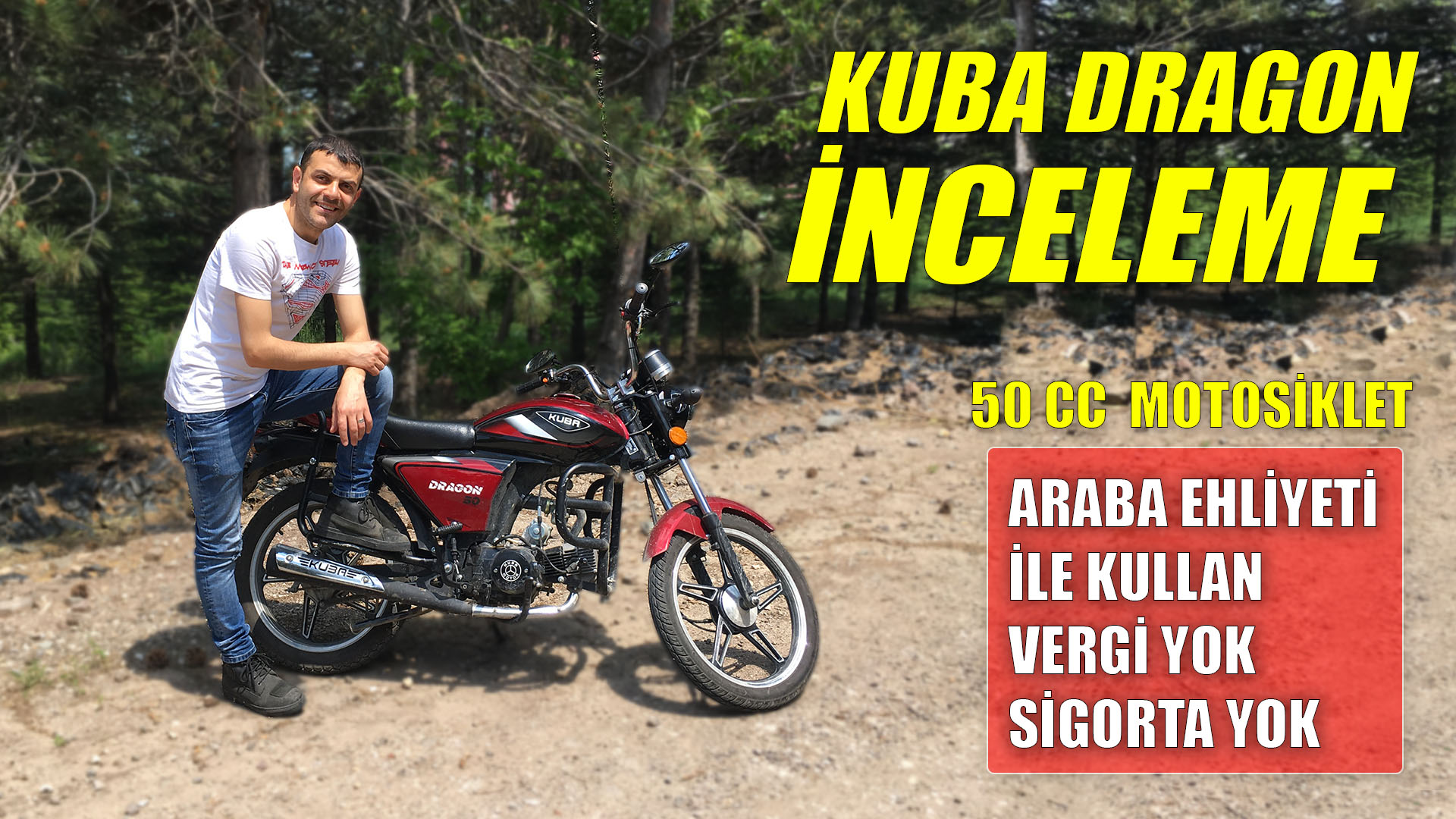 Kuba Dragon 50cc Motosiklet İnceleme