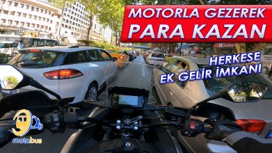 Motosikletiniz ile gezerek para kazanın | Motobüs uygulaması ile ek gelir | Motovlog