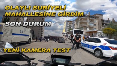 Olaylı Suriyeli mahallesine girdim | Ankara Önder Mahallesi | Gopro hero 9 Test Motovlog