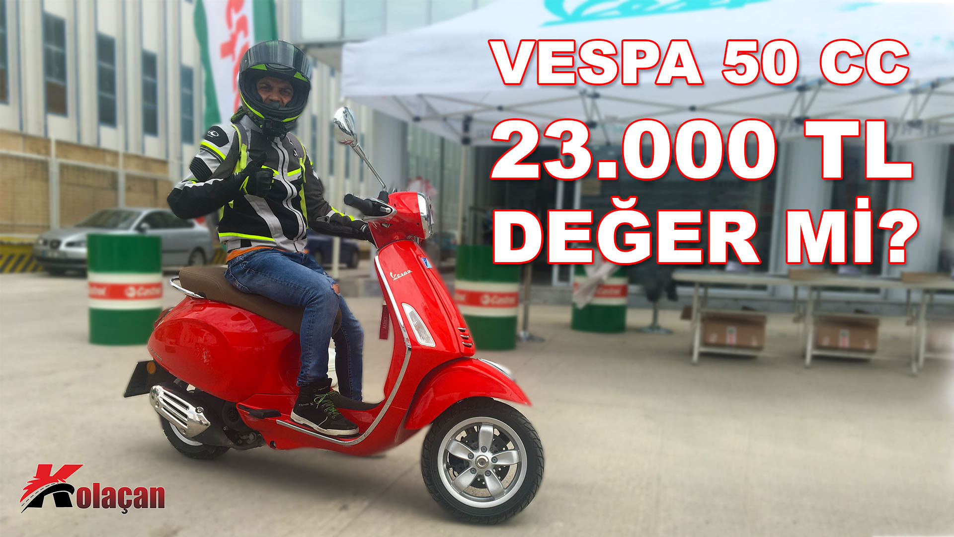 23 bin liralık 50 CC motosiklet | Vespa primavere 50 | Test sürüşü 2019