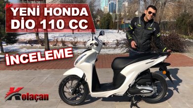 Yeni Honda DİO 110 cc Scooter Motosiklet İnceleme | Kolaçan
