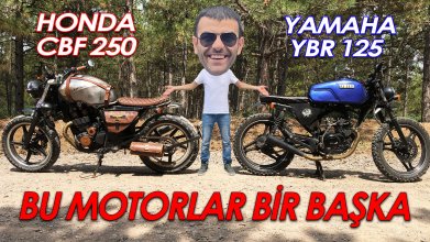 Mad Max'tan çıkmış gibi | Custom motosiklet inceleme | Yamaha  ybr 125 - Honda Cbf 250