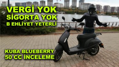 Kuba blueberry 50 cc motosiklet inceleme | Kolaçan
