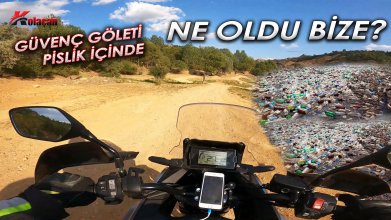 Çöplüğe dönmüş Güvenç Göleti | Kolaçan Ankara'yı geziyorum | Motovlog