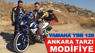 Full Yapılı Yamaha Ybr 125 İnceleme | Ankara Tarzı Moto Kurye Modifiye